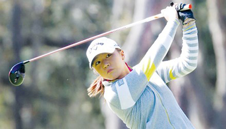 Lydia Ko thi đấu ở giải Coates Golf Championship.